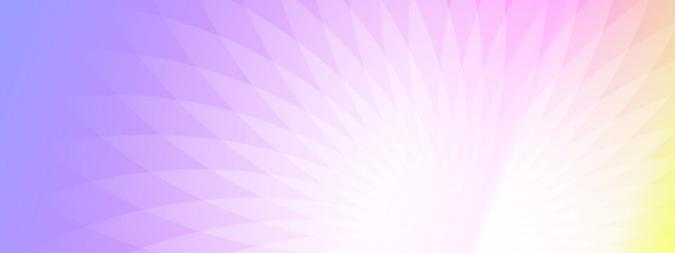 Elegant purple and pink abstract background with a repeating floral geometric pattern radiating from a light source