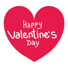 Happy valentine's day heart