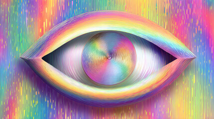 abstract colorful eye background