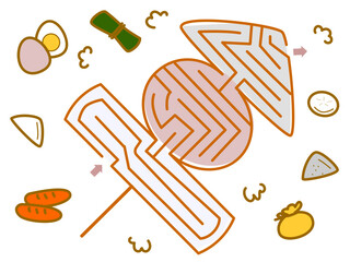 おでんの迷路