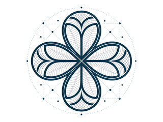 abstract floral design