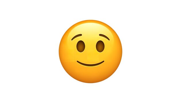 A smiling emoji with a winking face is displayed on a white background