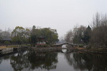 Fototapeta premium Traditional Chinese pavilion architecture