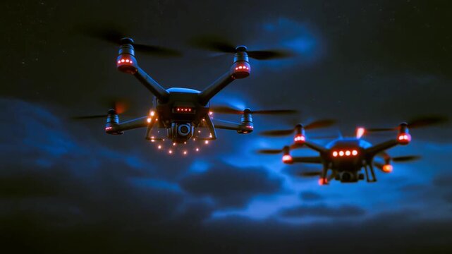 8K Sci-Fi Realism: Cinematic super-slow motion of an interception drone launching an expanding magnetic disruption orb