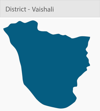 Vaishali detailed map illustration graphic for educational reference, geographic visualization, design layouts, presentations, digital media and print