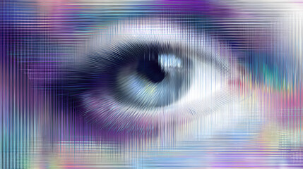 Abstract blur eye background