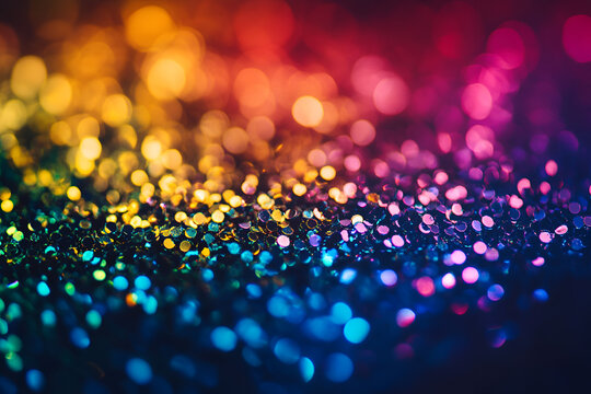 Multicolor Sparkle Bokeh