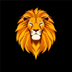 Fototapeta premium lion head vector