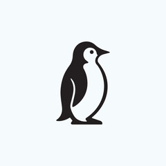 Obraz premium Simple Penguin Logo