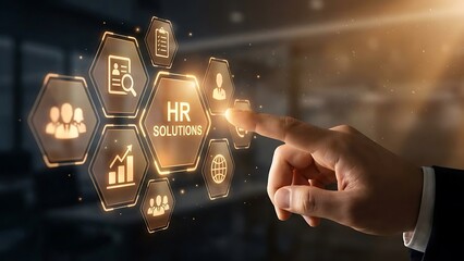 Human Resources Solutions Digital Interface.