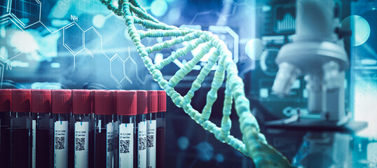 Genetischen Forschung - DNA - Labor Hintergrund 
