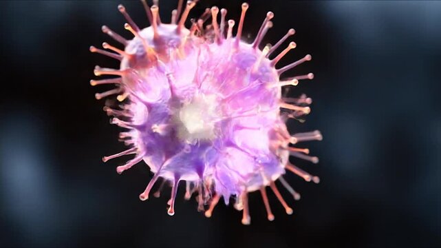 Zinc Ions Destroying Virus Structure Immune Response Scientific Visualization