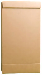 A close-up view of a beige envelope on a plain surface, showcasing its rectangular shape and folded flap