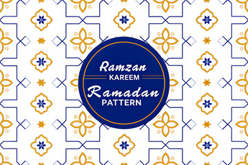 A colorful and intricate Islamic pattern design for Ramadan or Ramzan Kareem celebrations