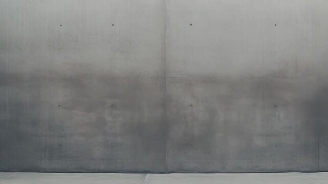 Concrete wall and floor forming an industrial, modern, and empty background, providing ample copy space for design and architectural concepts with a textured grey surface