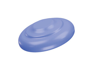 flying disc icon 3d illustration render