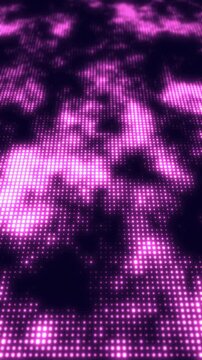 Technologically themed dynamic network particle space wallpaper, 4K