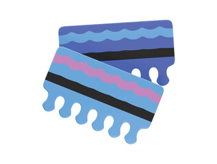 lace icon 3d illustration render