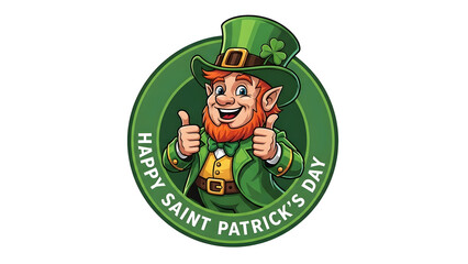 Leprechaun celebrating saint patrick's day