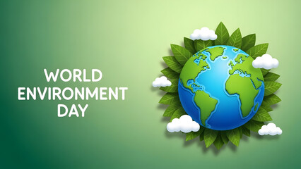 World environment day awareness illustration