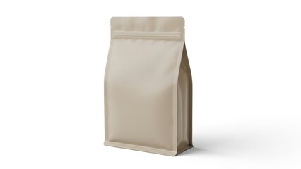 Empty kraft paper packaging bag