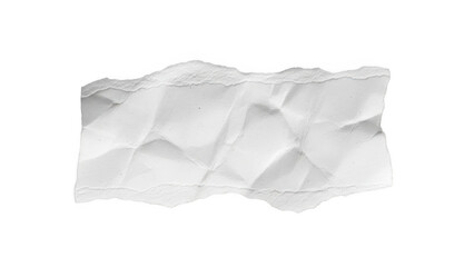 Obraz premium Crinkled paper texture isolated on transparent background