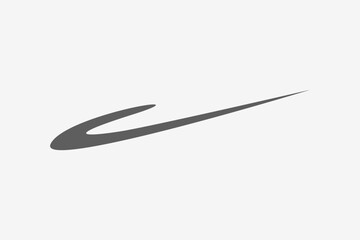 abstract simple meteor move down logo  © Sqwrrr