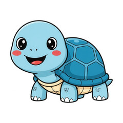 Fototapeta premium Happy cartoon turtle