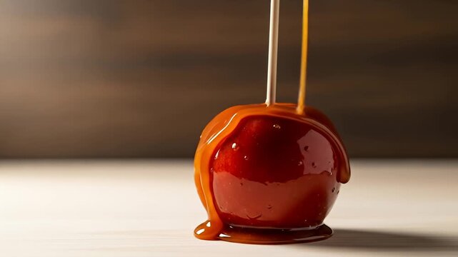 Caramel Apple Delight - A Sweet Treat in the Making.