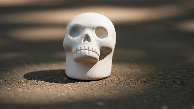 Skull Still Life - A Symbolic Exploration of Mortality.