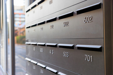 Secure Mailboxes in Apartment Complex