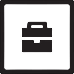 Briefcase icon simple icon. Vector ICON all icon Viktor. 