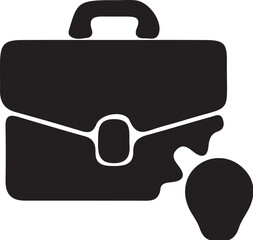Briefcase icon simple icon. Vector ICON all icon Viktor. 