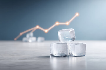 Melting ice reflects growing concerns about climate change impact