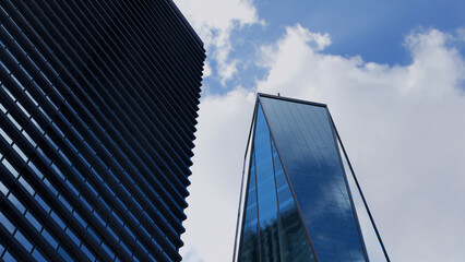 Modern Skyscraper Architectural Background for Corporate Business