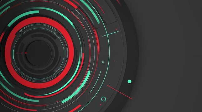 abstract background with rings