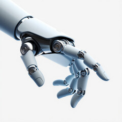 Robotic Hand Technology and Artificial Intelligence Concept