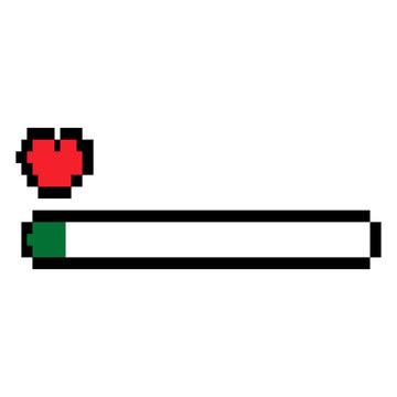 Pixel Heart Loading Icon