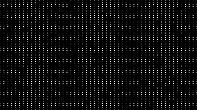 White dotted animation background with clean vertical dot pattern and fractal noise