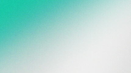 Abstract Gradient Background Featuring a Smooth Transition from Cool Teal to Crisp White with Subtle Noise Texture for Modern Design Projects