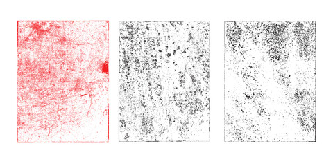 Grunge Urban Backgrounds set.Texture Vector.Dust Overlay Distress Grain ,Simply Place illustration over any Object to Create grungy Effect .abstract,splattered , dirty, texture for your design.
