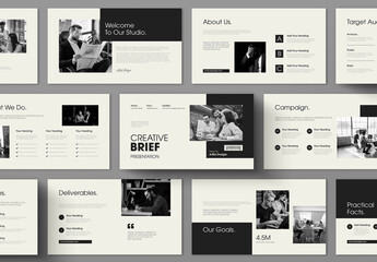 Minimal Creative Brief Presentation Template