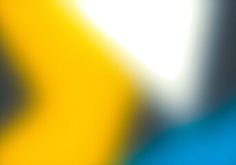 Corporate Tech Blur &ndash; Abstract Blue Yellow Gradient Background