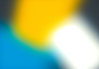 Corporate Tech Blur &ndash; Abstract Blue Yellow Gradient Background