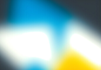 Corporate Tech Blur &ndash; Abstract Blue Yellow Gradient Background