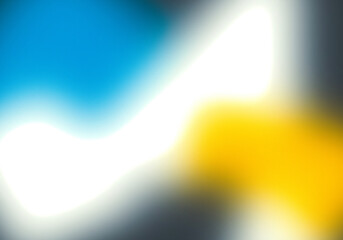 Corporate Tech Blur &ndash; Abstract Blue Yellow Gradient Background
