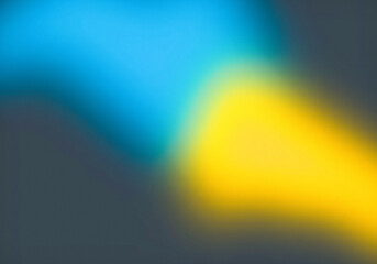 Corporate Tech Blur &ndash; Abstract Blue Yellow Gradient Background