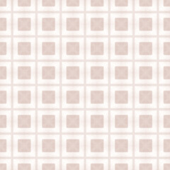 Neutral Beige Watercolor Grid Seamless Pattern with Minimal Low Contrast Background