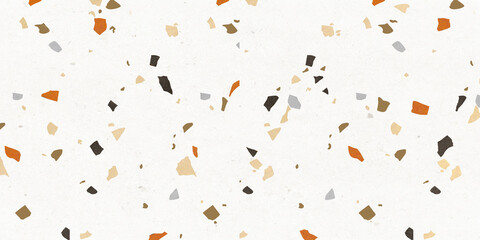 Terrazzo horizontal background Pastel colours background.