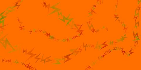 Abstract Geometric Energy Pattern Orange Background